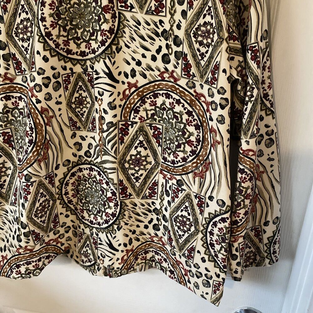 G.W. Of Graff Jacket Women’s Size M Medium Quilted Light Zip Up Floral Pockets - Picture 13 of 15